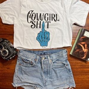 Cowgirl Shit Crop-top